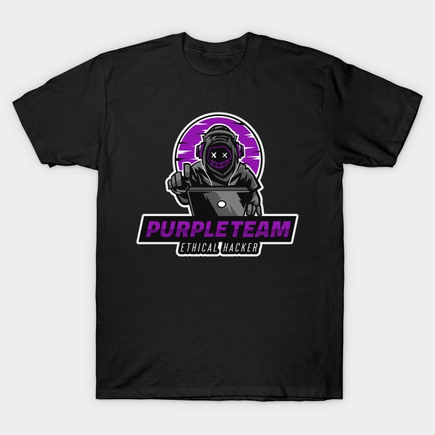 Purple Team | Hacker Design T-Shirt by leo-jess